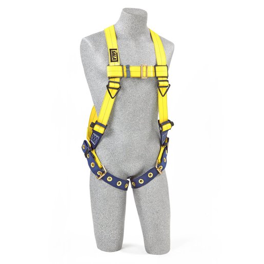 DBI/SALA® Universal Delta™ No-Tangle™ Full Body/Vest Style Harness With Back D-Ring And Tongue Leg Strap Buckle