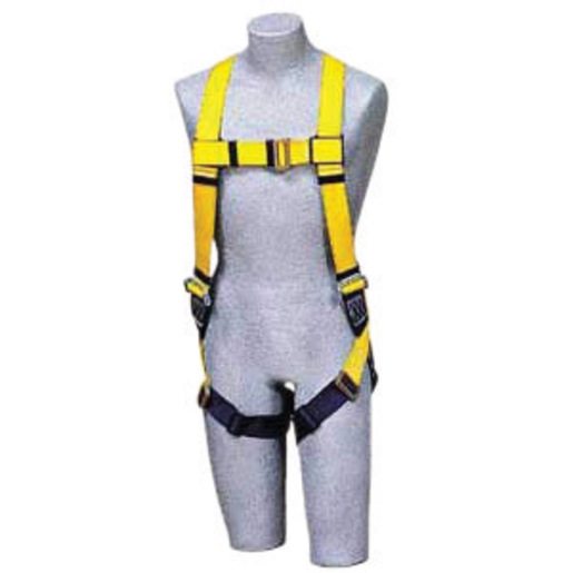 DBI/SALA® Universal Delta™ No-Tangle™ Full Body/Vest Style Harness With Back D-Ring, Quick Connect Chest And Pass-Thru Leg Strap Buckle And Comfort Padding