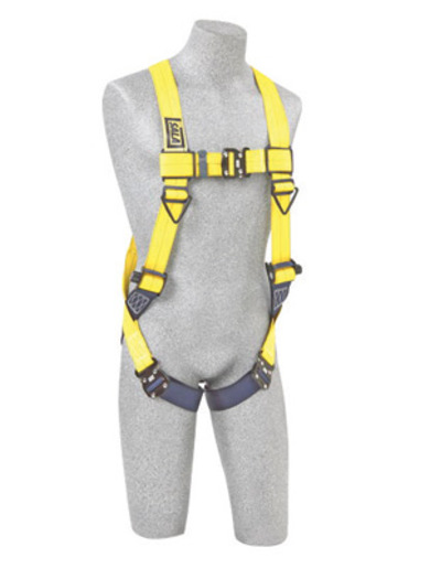 DBI/SALA® Universal Delta™ No-Tangle™ Full Body/Vest Style Harness With Back D-Ring And Tech-Lite™ Quick Connect Leg Strap Buckle