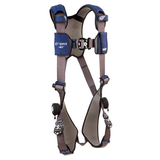 DBI/SALA® Medium ExoFit NEX™ Full Body/Vest Style Harness With Tech-Lite™ Back D-Ring, Duo-Lok™ Quick Connect Chest And Leg Strap Buckle, Loops For Body Belt And Comfort Padding