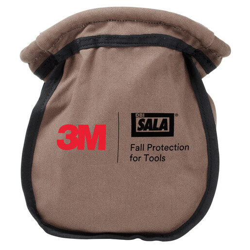 DBI/SALA® Tan And Black Small Parts Canvas Pouch With Innovative Self-Closure System