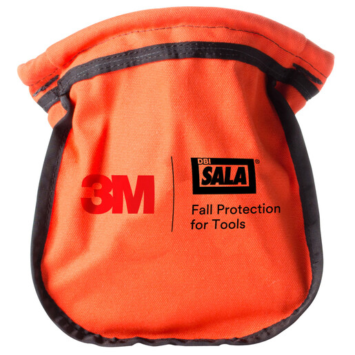 DBI/SALA® Orange Small Parts Canvas Pouch With Innovative Self-Closure System