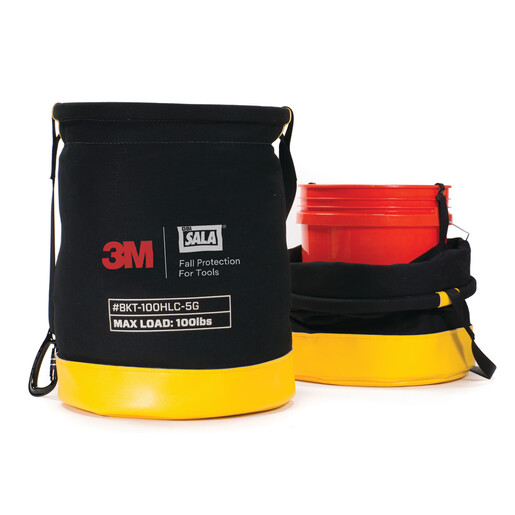 DBI/SALA® 5 Gallon Canvas Bucket With 100 lb Load Rated Hook And Loop Closure System