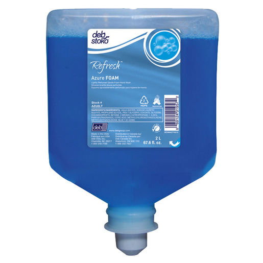 Deb Group 2 Liter Refill Blue Refresh™ Azure Pleasant Scented Foam Soap (4 Per Case)