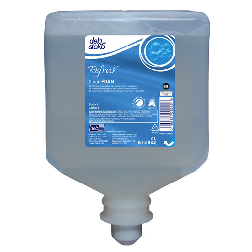 Deb Group 2 Liter Refill Clear Refresh™ Foam Soap (4 Per Case)