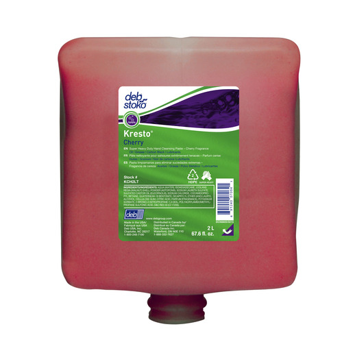 Deb Group 2 Liter Refill Red Kresto® Cherry Scented Hand Cleanser (4 Per Case)