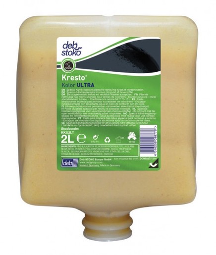 Deb Group 2 Liter Refill White Kresto® Kolor ULTRA Hand Cleanser (12 Per Case)