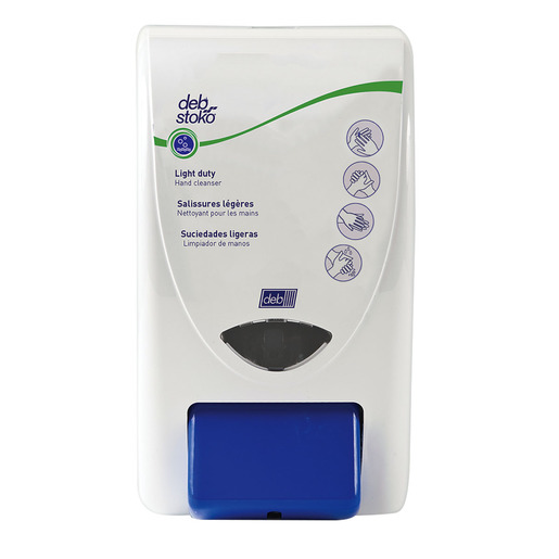 Deb Group 2 Liter Dispenser White Deb Stoko Cleanse Light 2000 Hand Cleanser (8 Per Case)