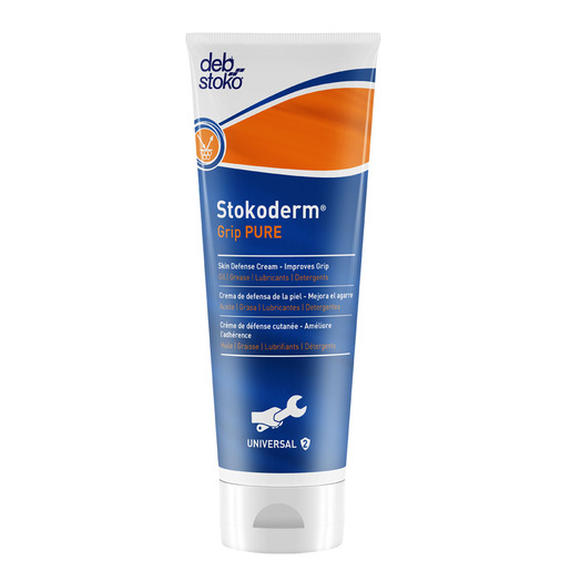 Deb Group 100 ml Tube Stokoderm® Grip PURE Skin Protection Cream (12 Per Case)