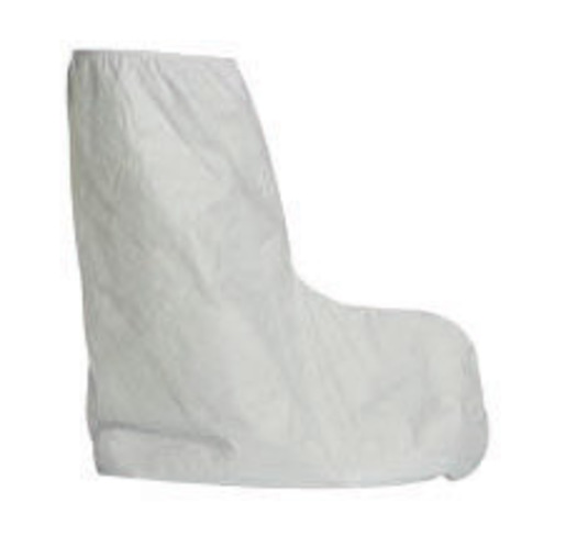 DuPont™ One Size Fits All White 18" Safespec™ 2.0 5.4 mil Tyvek® Disposable Boot Cover With Elastic Closure (100 Per Case)