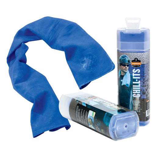 Ergodyne Blue Chill-Its® 6602 PVA Evaporative Cooling Towel