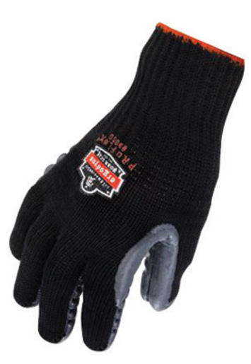 Ergodyne Medium Black ProFlex® Rubber Full Finger Anti-Vibration Gloves With Elastic Cuff