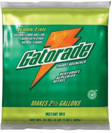 Gatorade® 8.5 Ounce Instant Powder Concentrate Packet Lemon Lime Electrolyte Drink - Yields 1 Gallon (40 Packets Per Case)
