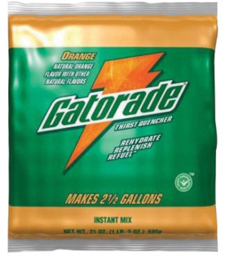 Gatorade® 8.5 Ounce Instant Powder Concentrate Packet Orange Electrolyte Drink - Yields 1 Gallon (40 Packets Per Case)