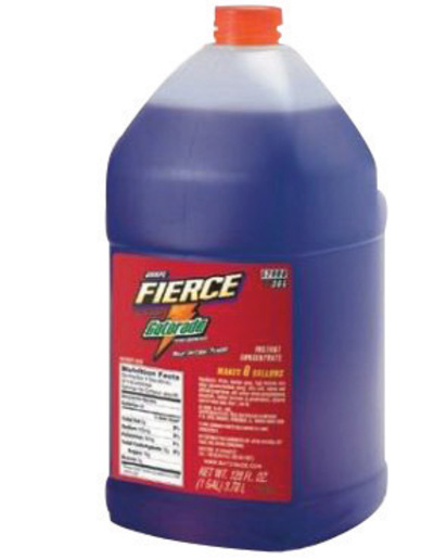 Gatorade® 1 Gallon Liquid Concentrate Bottle Fierce Grape Electrolyte Drink - Yields 6 Gallons (4 Each Per Case)