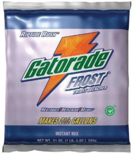 Gatorade® 8.5 Ounce Instant Powder Concentrate Packet Riptide Rush™ Electrolyte Drink - Yields 1 Gallon (40 Packets Per Case)