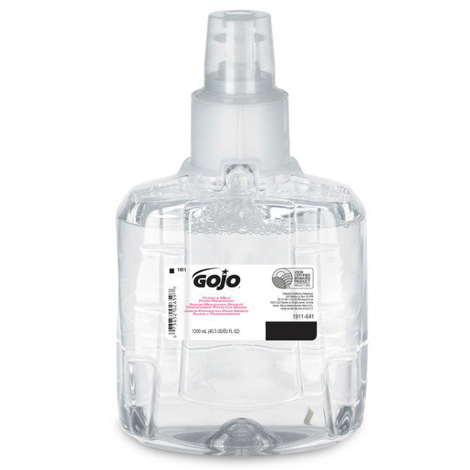 GOJO® 1200 ml Refill Clear LTX™ Fragrance-Free Mild Foam Hand Wash