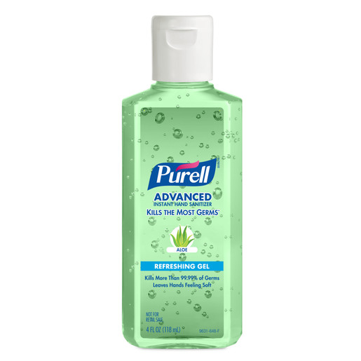 GOJO® 4 Fluid-Ounce Bottle Purell® Advanced With Aloe Instant Hand Sanitizer 24 Per Case