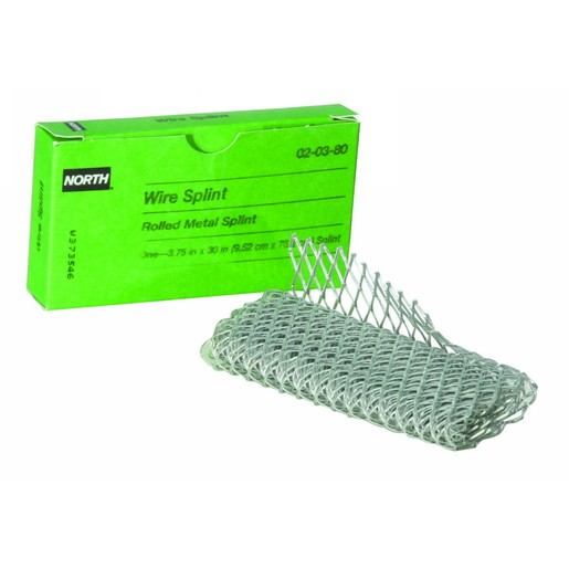 North® By Honeywell 36" X 3 3/4" Gray Metal Wire Splint (For Use With Loggers First Aid Kit)