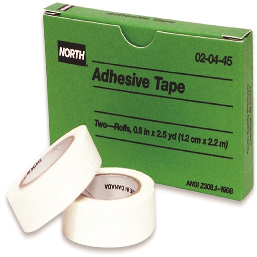 North® By Honeywell 1/2" X 2 1/2 Yard Roll Latex-Free Adhesive Tape (2 Per Box)