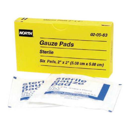 North® By Honeywell 2" X 2" Latex-Free Sterile Gauze Pad (6 Per Box)