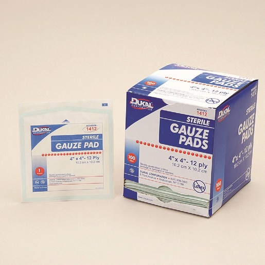 Swift First Aid 4" X 4" Sterile Gauze Pad (100 Per Box)