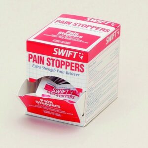 North By Honeywell® Swift First Aid Pain Stoppers Extra Strength Pain Reliever Tablet (2 Per Pack, 50 Packs Per Box)