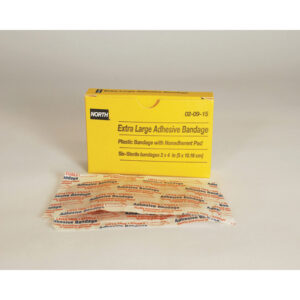 North® By Honeywell 2" X 4" Latex-Free Plastic Strip Adhesive Bandage (6 Per Box)