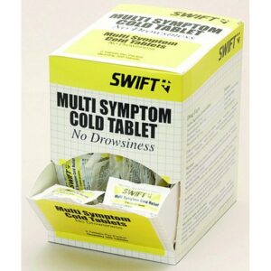 North® By Honeywell Swift First Aid Multi-Symptom Cold Relief Tablet (2 Per Pack, 100 Packs Per Box)