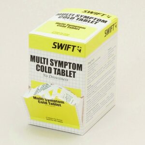 North® By Honeywell Swift First Aid Multi-Symptom Cold Relief Tablet (2 Per Pack, 250 Packs Per Box)
