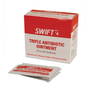 Swift First Aid 1 Gram Foil Pack Triple Biotic Ointment (20 Per Box)