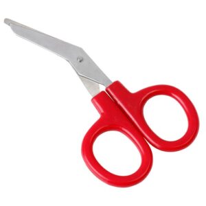 North® by Honeywell 4" Mini Bandage Scissors With Red Plastic Handle
