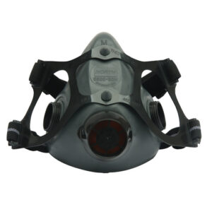North® by Honeywell Medium Black Elastomeric/Silicone Half Mask 5500 Series Facepiece