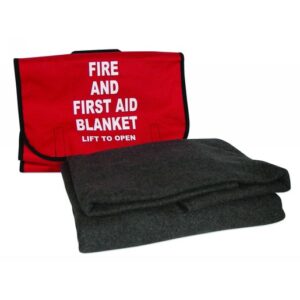 North® by Honeywell 62" X 80" Gray 90% Wool Lightweight Fire And First Aid Blanket