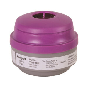 North® by Honeywell Acid Gas/Chlorine/Chlorine Dioxide/Formaldehyde/Hydrogen Fluoride/Hydrogen Sulfide/Particulate/Sulfur Dioxide P100 APR Cartridge For 5500, 7700, 5400 And 7600 Series Respirators