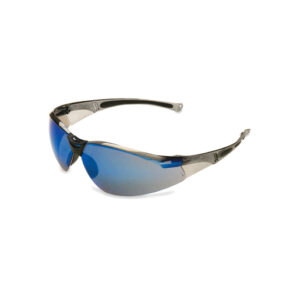 North® by Honeywell A800 Wilson® Safety Glasses With Gray Polycarbonate Frame And Blue Mirror Polycarbonate Anti-Scratch Hard Coat Lens