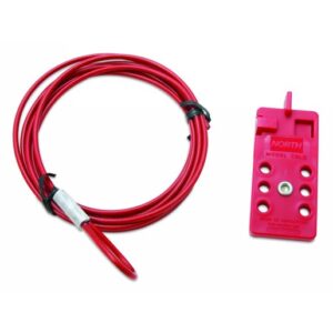 North® by Honeywell Red 10' Steel Cable Lockout