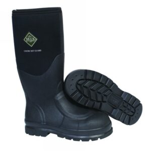 Servus® by Honeywell Size 10 Muck® Chore Black 16" Insulated Neoprene And CR Flex-Foam Boots With Vibram Outsole, Steel Toe, And EVA Sock Liner