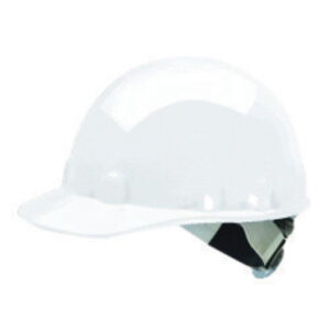 Fibre-Metal® by Honeywell White E2 Thermoplastic Cap Style Hard Hat With SwingStrap™ 8 Point Suspension