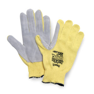 Honeywell Ladies Yellow Junk Yard Dog Standard Weight Cut Resistant Gloves With , Kevlar® Lined And PVC Coating