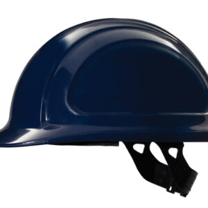 North® By Honeywell Navy Blue North Zone™ HDPE Cap Style Hard Hat With 4 Point Ratchet Suspension, Accessory Slots And Removable Brow Pad