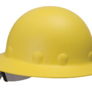 Fibre-Metal® by Honeywell Yellow Roughneck® P1 Fiberglass High Heat Full Brim Hard Hat With SuperEight® Ratchet Suspension