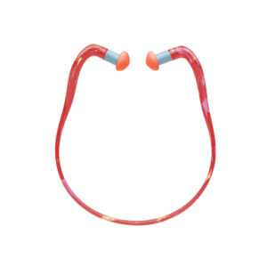 Howard Leight by Honeywell QB3HYG® Red And Orange Foam Semi-Aural Banded Earplugs With Replacement Pods/Tips
