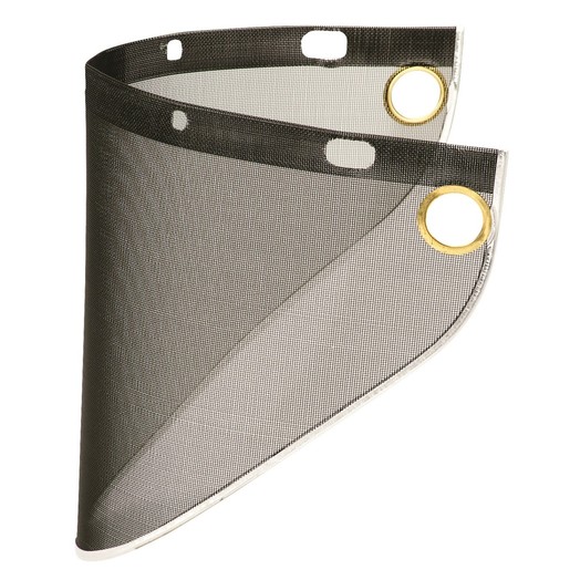 Fibre-Metal® by Honeywell High Performance® Model S199 9 3/4" X 19" X Fibre-Metal® by Honeywell High Performance® Model S199 9 3/4" X 19" X .06" Clear Stainless Steel Mesh Extended View Faceshield For Use With Models F400 And F500 Mounting Crown