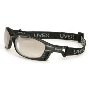 Uvex™ by Honeywell Livewire™ Sealed Safety Glasses With Matte Black Polycarbonate Frame And SCT-Reflect 50 Polycarbonate Uvextreme® Plus Anti-Fog Lens