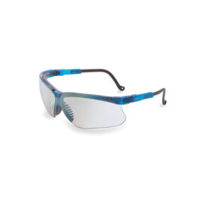 Uvex™ By Honeywell Genesis® Safety Glasses With Blue Nylon Frame And SCT-Reflect 50 Polycarbonate Ultra-dura® Anti-Scratch Hard Coat Lens