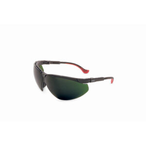 Uvex™ By Honeywell Genesis XC™ Safety Glasses With Black Polycarbonate Frame And Shade 5.0 Polycarbonate Infra-dura® Ultra-dura® Anti-Scratch Hard Coat Lens
