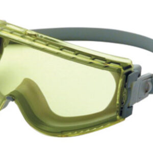 Uvex® by Honeywell Stealth® Impact Chemical Splash Goggles With Gray Frame, Amber Uvextreme® Anti-Fog Lens And Neoprene Headband