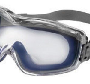 Uvex® by Honeywell Stealth® Reader Magnifiers Impact Goggles With Navy Blue Frame, Clear Uvextreme® Anti-Fog Anti-Scratch Lens And Neoprene Headband
