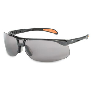 Uvex™ By Honeywell Protege® Safety Glasses With Metallic Black Frame And Gray Polycarbonate Ultra-dura® Anti-Scratch Hard Coat Lens